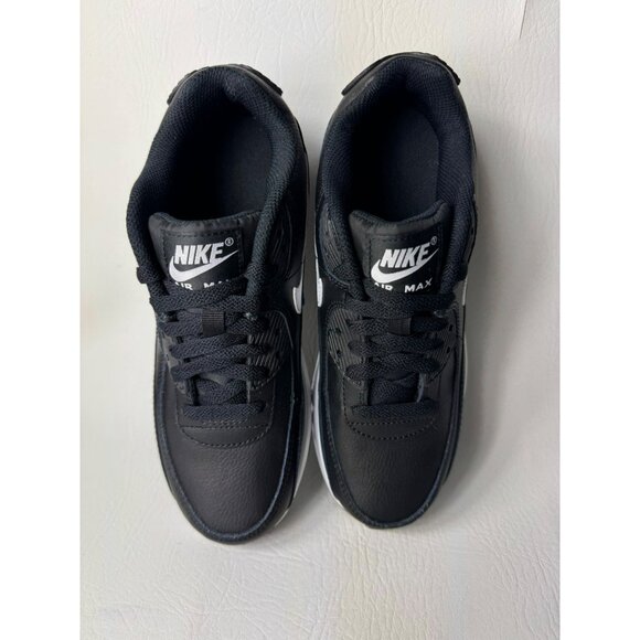 H51- SIZE 6Y | 7.5 WOMEN'S NIKE AIR MAX 90 BLACK / WHITE SNEAKERS RUNNING CD6864 - Picture 7 of 9